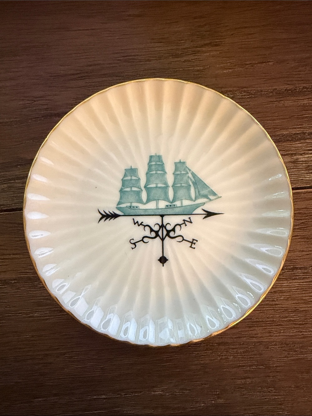 Lenox Trinket Dish/Coaster, Weathervane